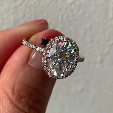 A Promise of a Lifetime Oval Lab Grown Diamond Ring