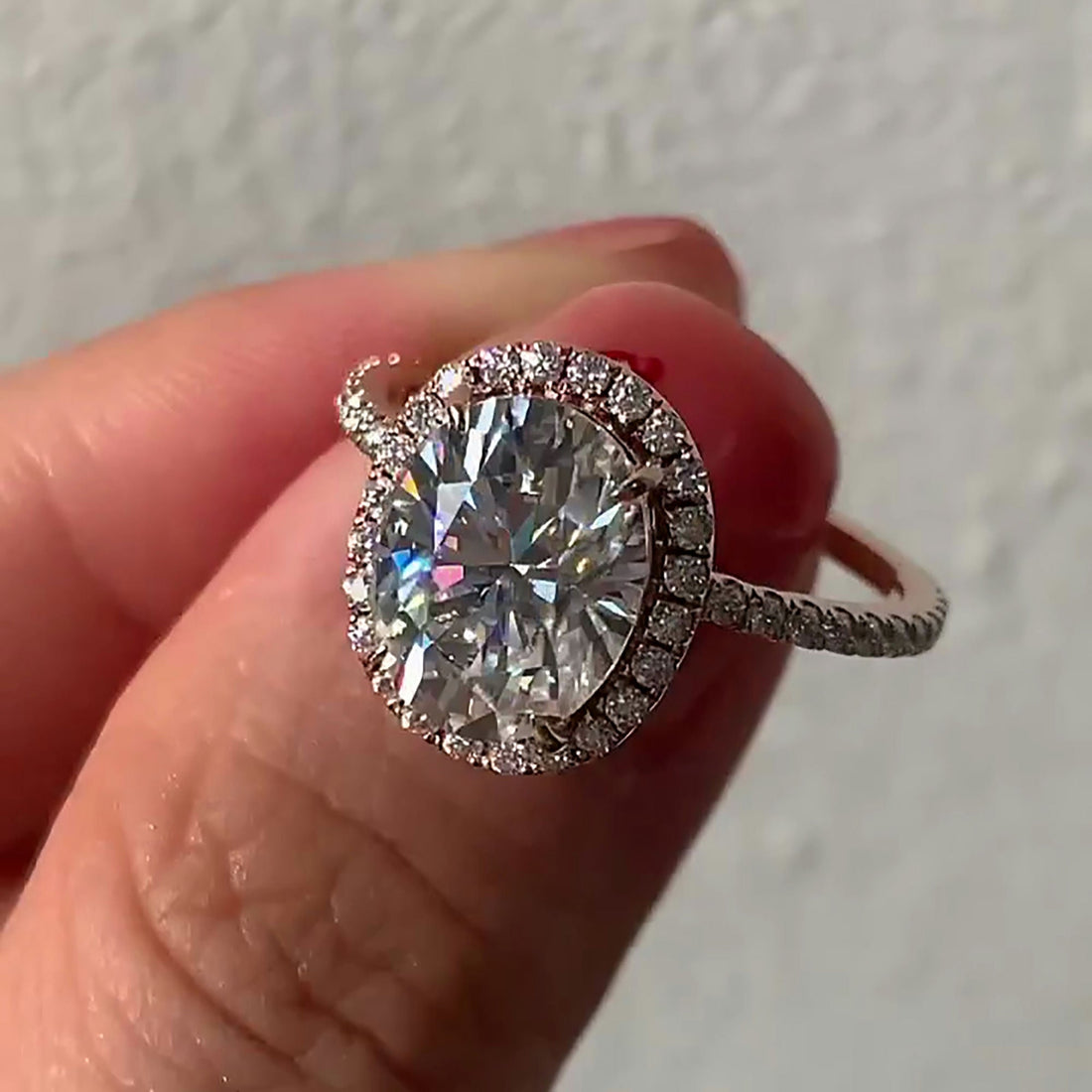 A Promise of a Lifetime Oval Lab Grown Diamond Ring